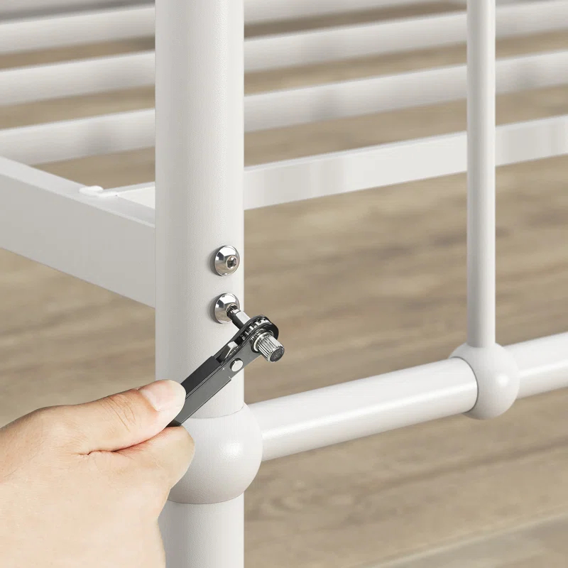 Zinus Florence 42" Modern Farmhouse Metal Platform Bed