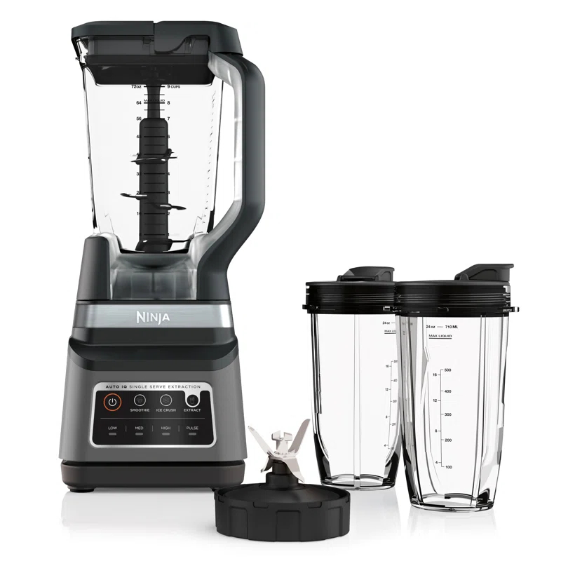 Ninja Ninja® Professional Plus Blender DUO® with 3 Auto-iQ® Programs for Smoothies, Frozen Drinks & Nutrient Extractions, 72 oz. Total Crushing Pitcher & (2) 24 oz. To-Go Cups