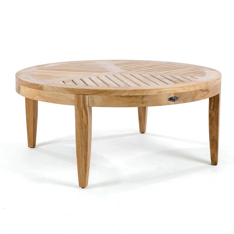 Westminster Teak Laguna 3 pc Round Coffee and Side Table Set