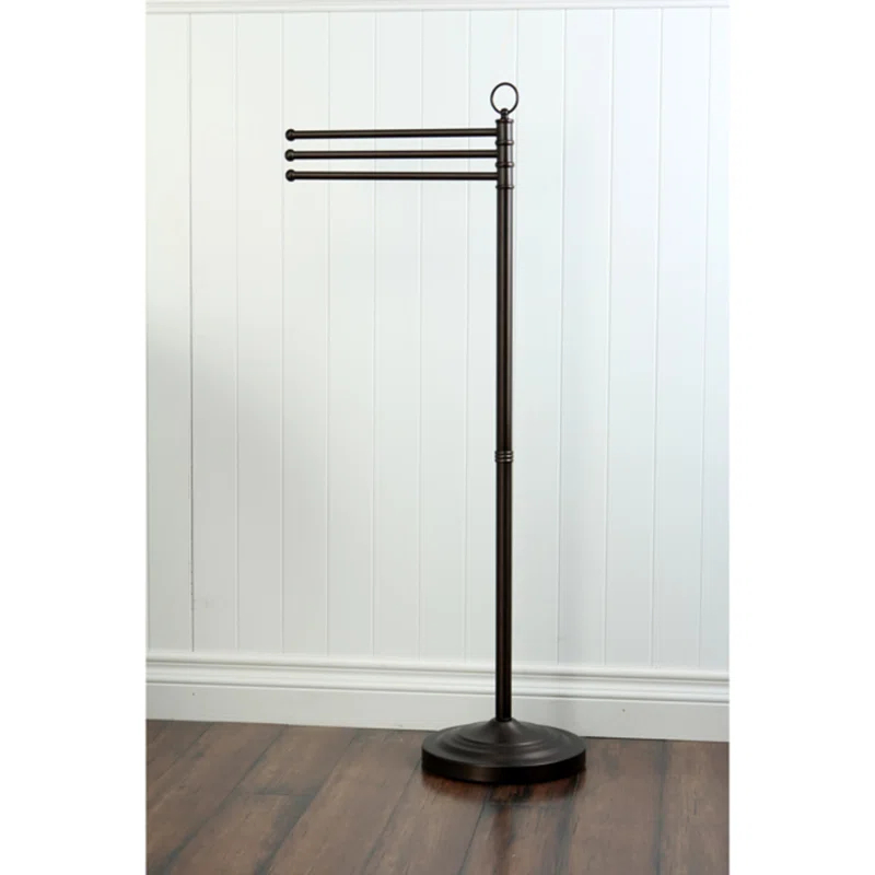 Kingston Brass CC2025 Kingston Brass Vintage Freestanding Triple Towel Rack