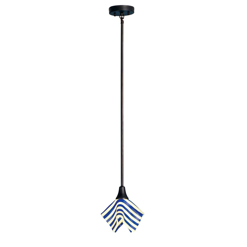 Meyda Lighting Metro Fusion 1 - Light Black Unique/Statement Pendant