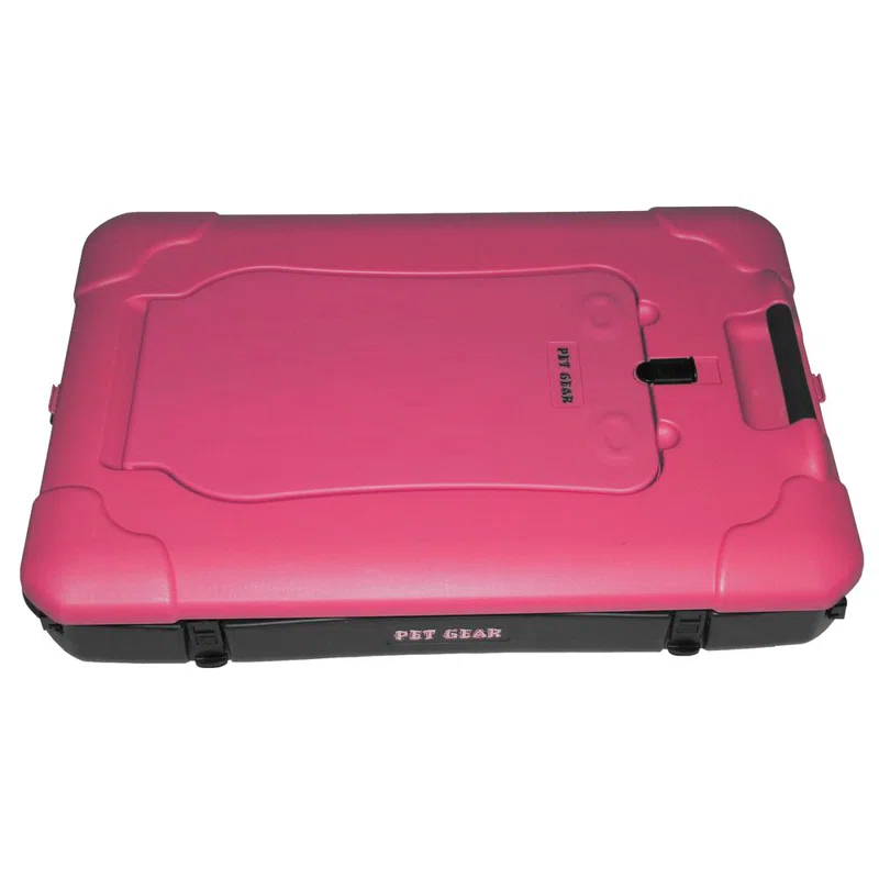 Plastic Collapsible Pet Crate with 4 Doors