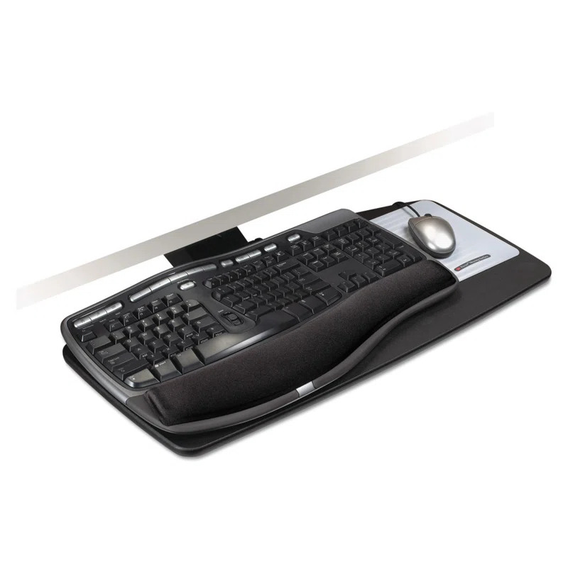 3M 3M Easy Adjustable Keyboard Tray 28'' H x 12.7'' W Desk