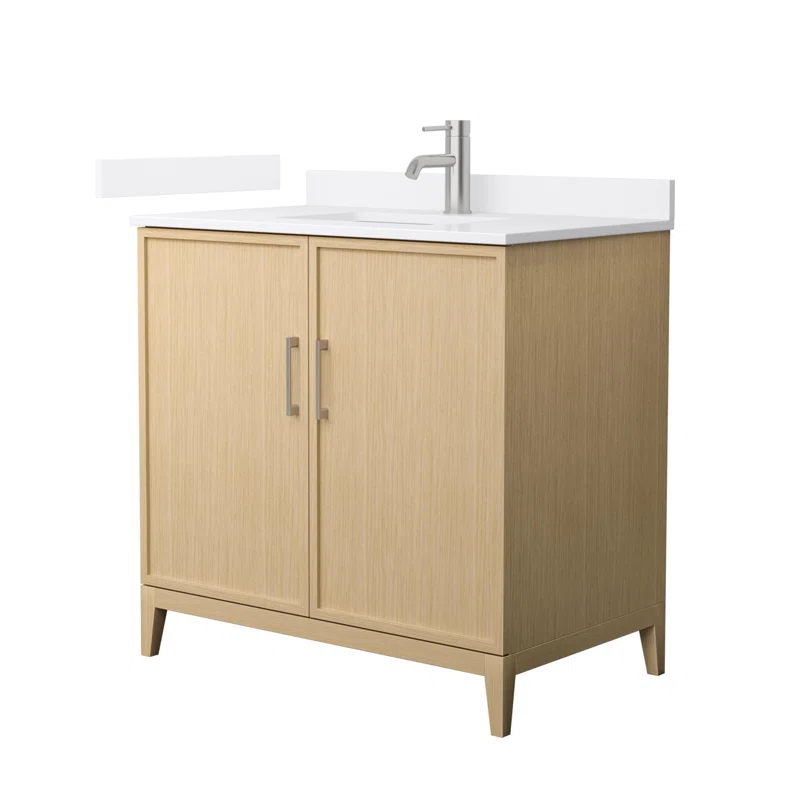 Wyndham Collection Elan 36'' Single Bathroom Vanity with Cultured Marble Top