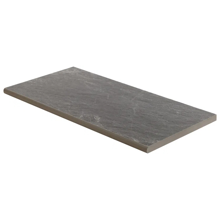 Bond Tile Limetech 11.81 In. X 23.62 In. Matte Porcelain Floor Pool Coping Tile (1.93 Sq. Ft. / Each)