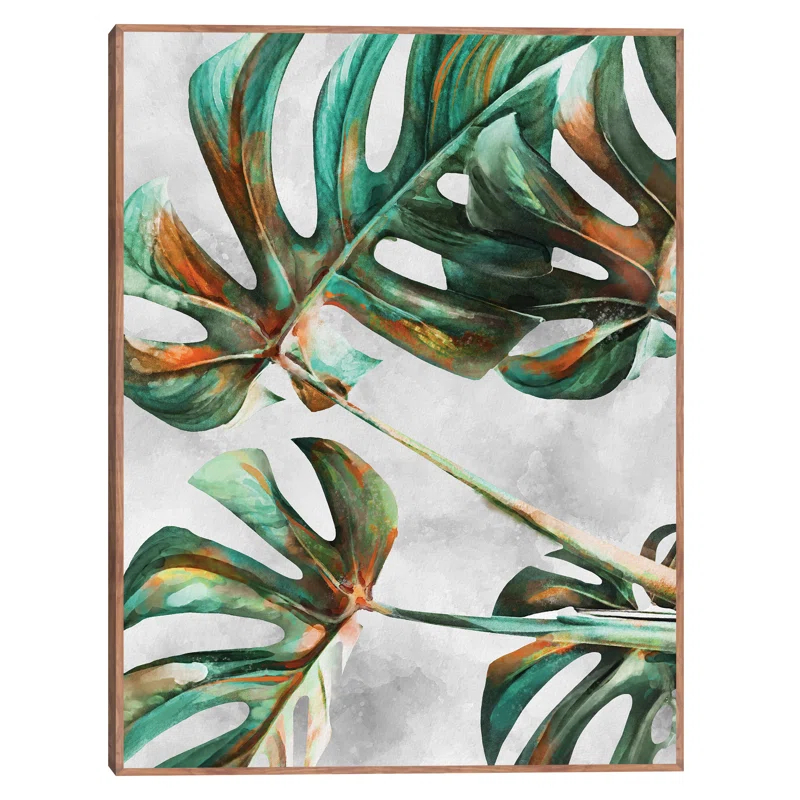 Bay Isle Home™ Monstera by Studio Arts Canvas Art Print