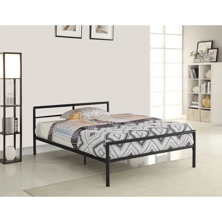 Kirby Kha Fisher Open Frame Bed Gunmetal
