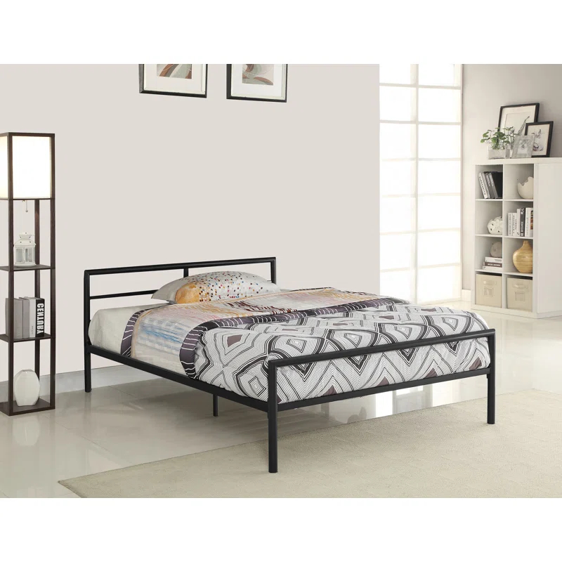 Kirby Kha Fisher Open Frame Bed Gunmetal