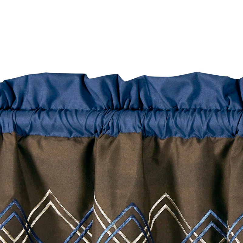 Chezmoi Collection Polyester Room Darkening Curtain Pair