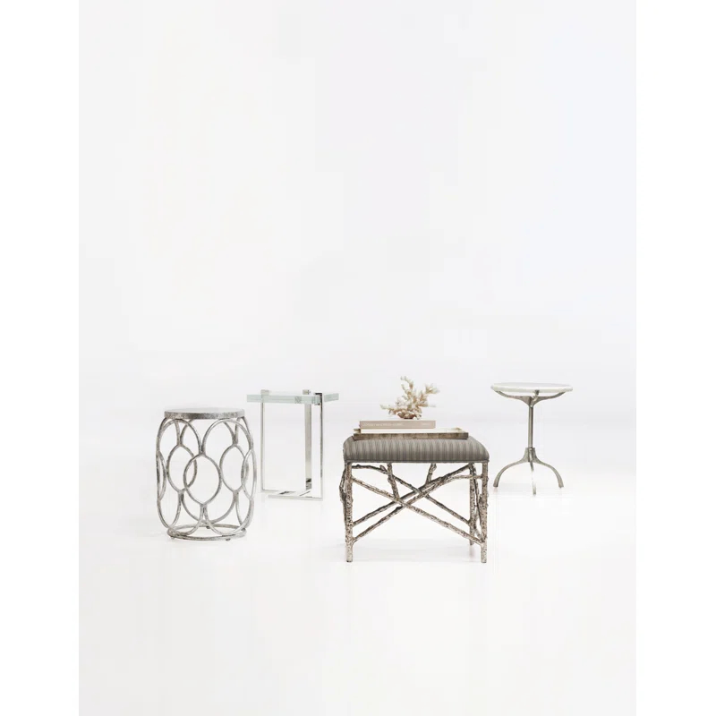 Mott Glass Top End Table