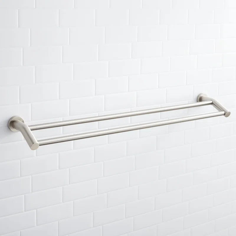 Signature Hardware 296439 28" Ceeley Collection Wall-Mount Double Towel Bar
