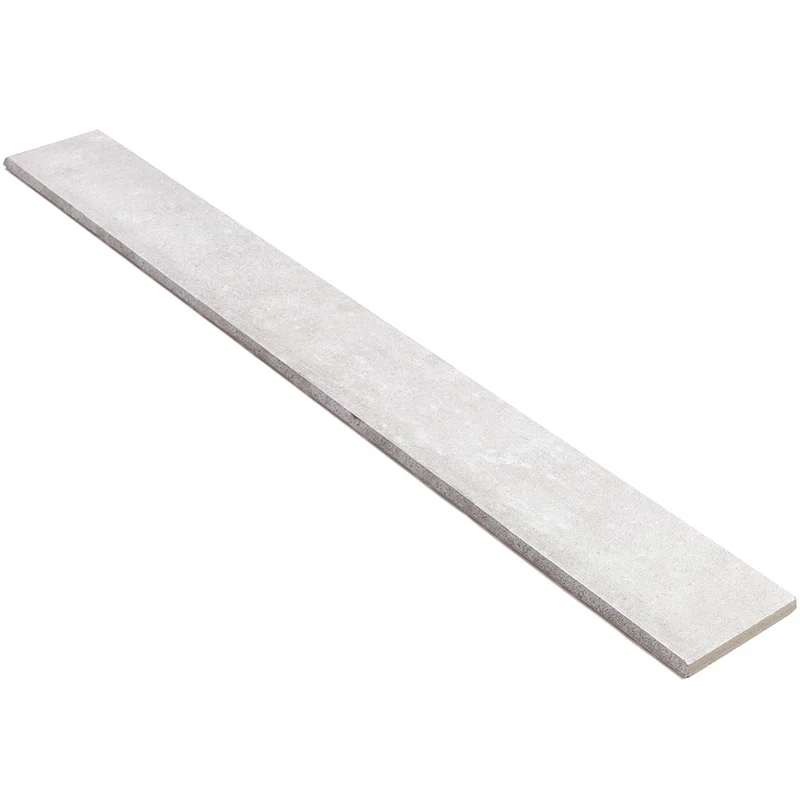 Bond Tile Large Format 24'' L x 3'' W Porcelain Bullnose Tile Trim