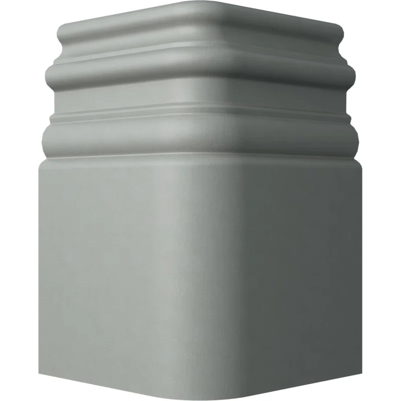 7 3/8"H x 4 3/4"P Hillsborough Baseboard Moulding Outside Corner