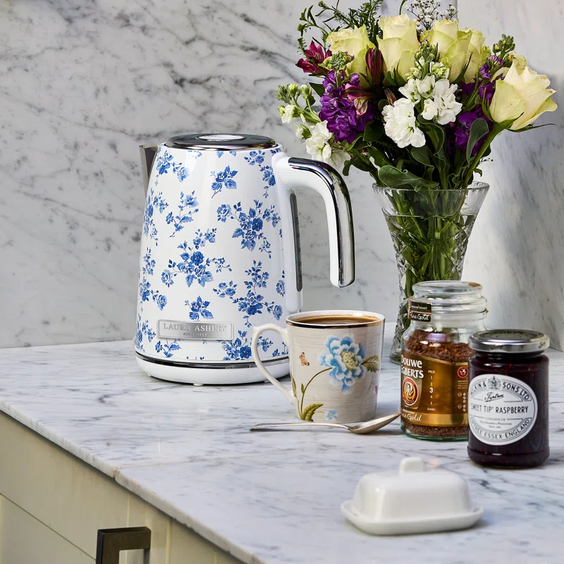 VQ Laura Ashley 1.7 Liter Jug Kettle, China Rose