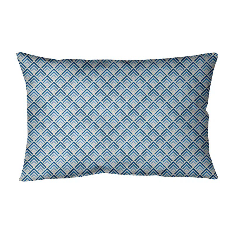 ArtVerse Katelyn Elizabeth Geometric Indoor/Outdoor Reversible Throw Pillow