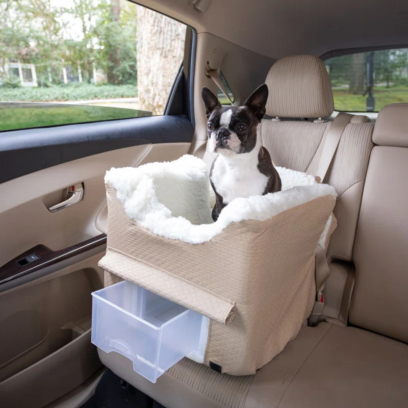 Snoozer Pet Products Snoozer Lookout II Dog Car Seat Indoor/Outdoor Fabric
