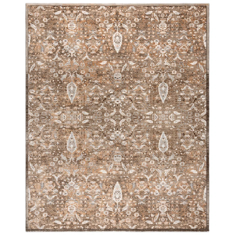 Gertmenian Damita Gavi Traditional Moroccan Brown/Tan/Beige/Ivory Polypropylene Area Rug