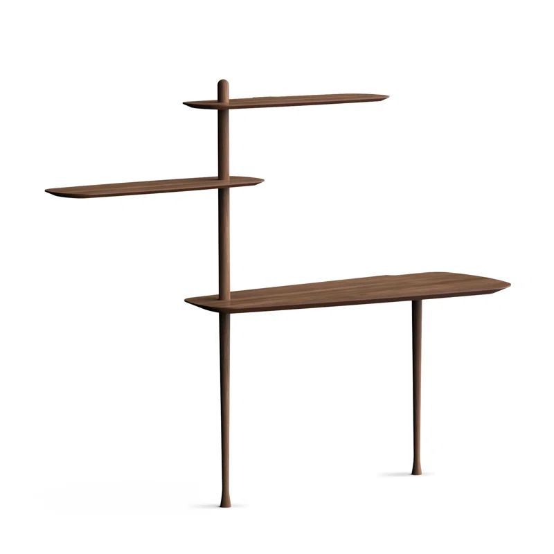 Nomon Unica Oval Solid Wood Leaning / Ladder Desk