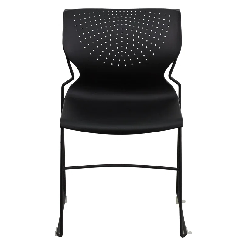 Flash Furniture Everleigh 661 lb. Capacity Full Back Stack Chair with Powder Coated Frame