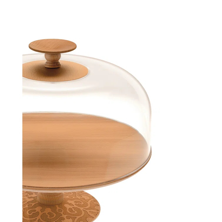 Alessi Dressed in Wood Domed Lid