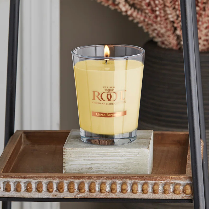 Root Candles Citron and Bergamot Scented Jar Candle