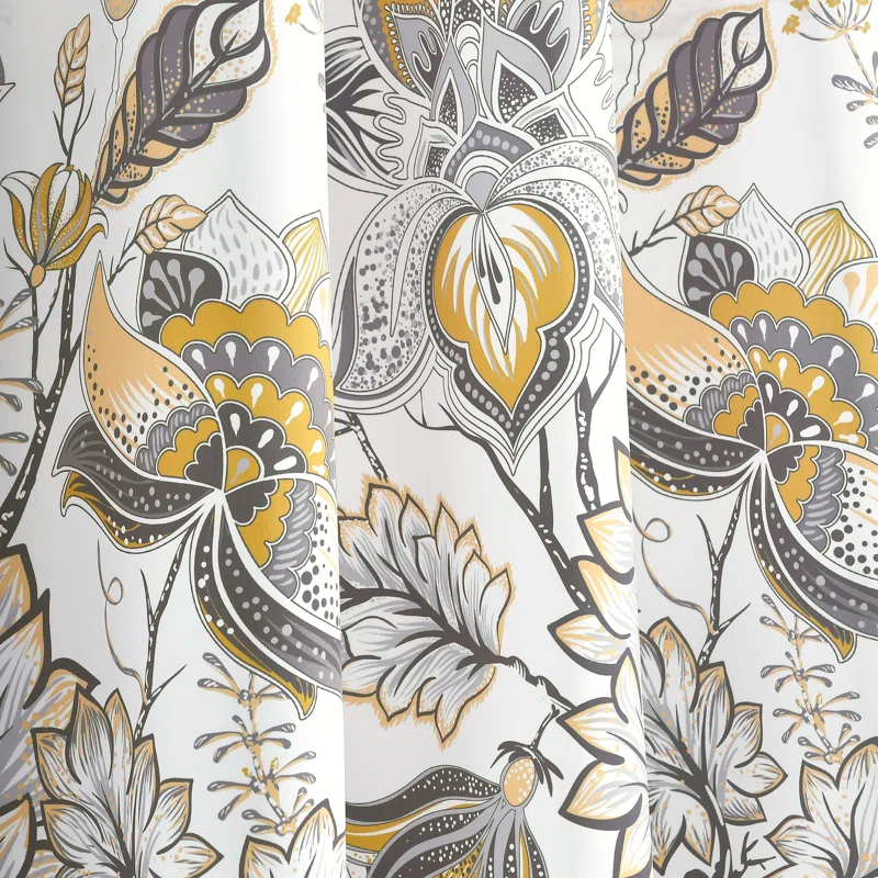 Lush Decor Floral Shower Curtain