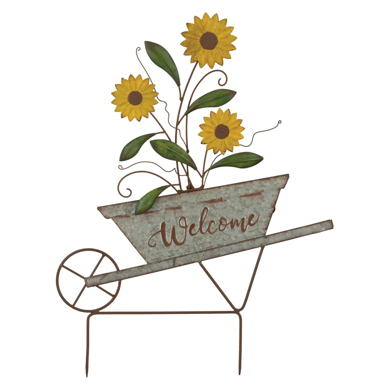 Regal Art & Gift Weather Resistant Metal Plants & Flowers Garden Stake