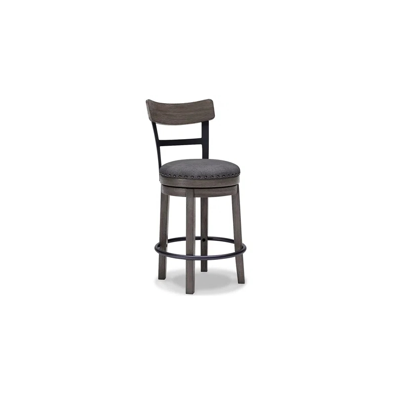 Red Barrel Studio® Obdulio Swivel Upholstered Counter Stool