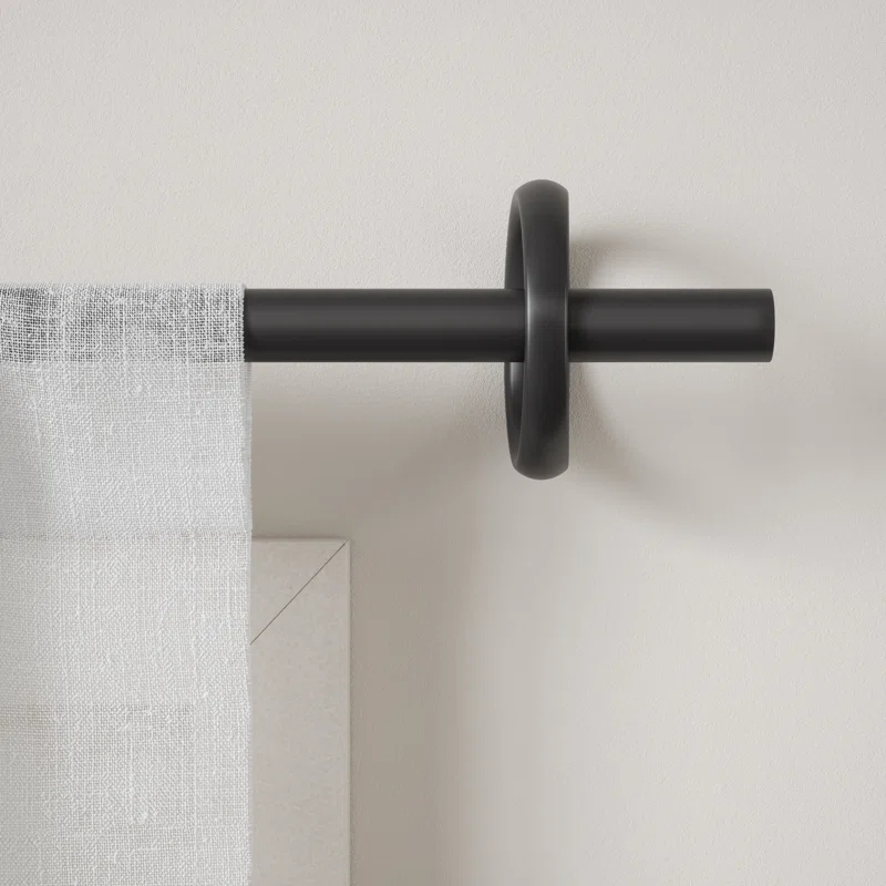 Umbra Steel Adjustable Single Curtain Rod