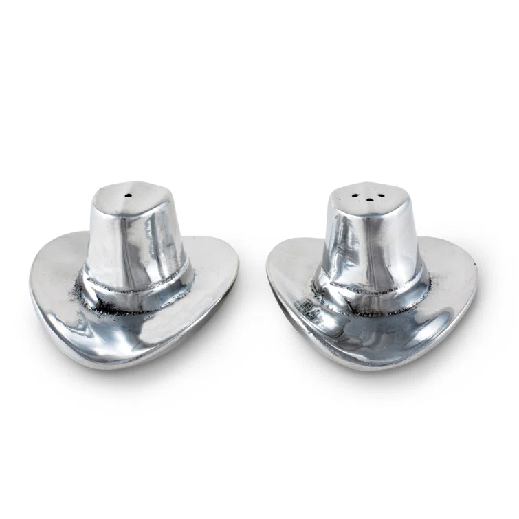 Arthur Court Designs Arthur Court Designs Western Cowboy Hat 2 Piece Salt and Pepper Set