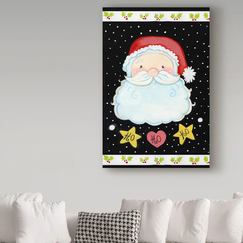 Trademark Fine Art Valarie Wade " Ho Ho Santa Claus " by Valarie Wade