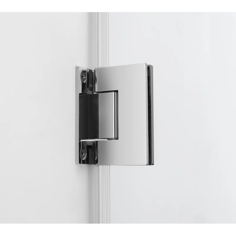 Aston SEN967EZ-CH-522238-10 Bromley Semi-frameless Rectangle Hinged Shower Enclosure