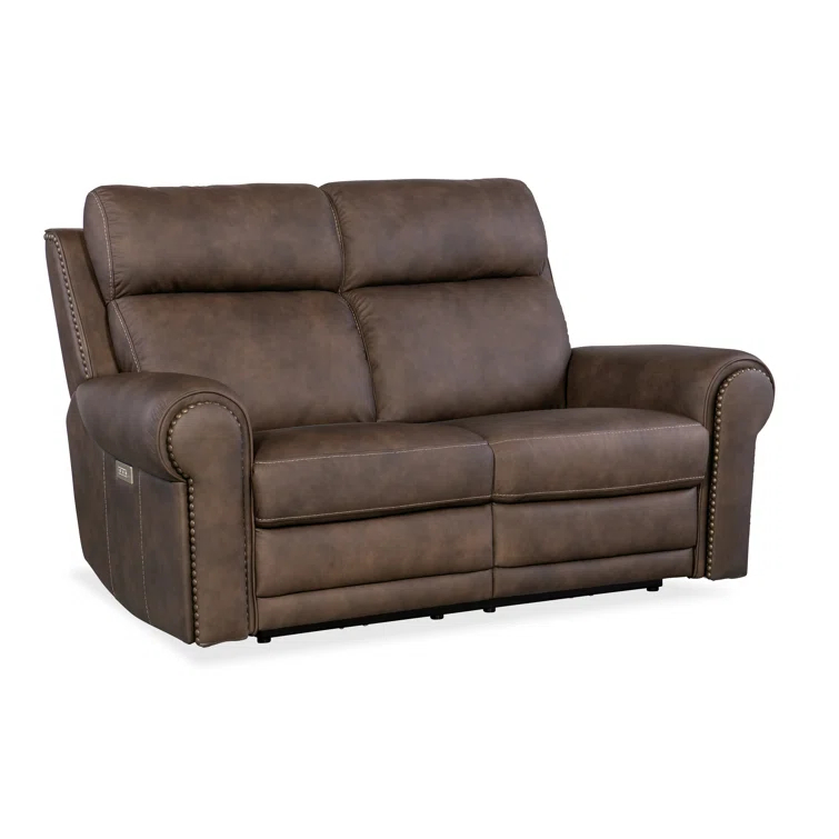 Hooker Furniture SS 66'' Leather Power Reclining Loveseat