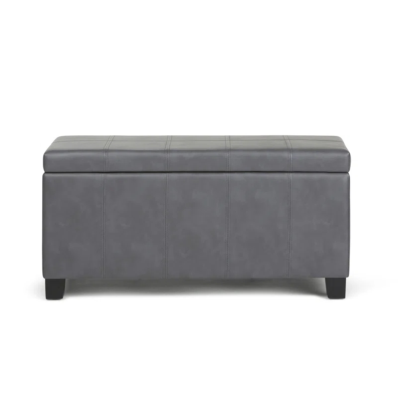 Simpli Home Dover Storage Ottoman Bench,Assembled