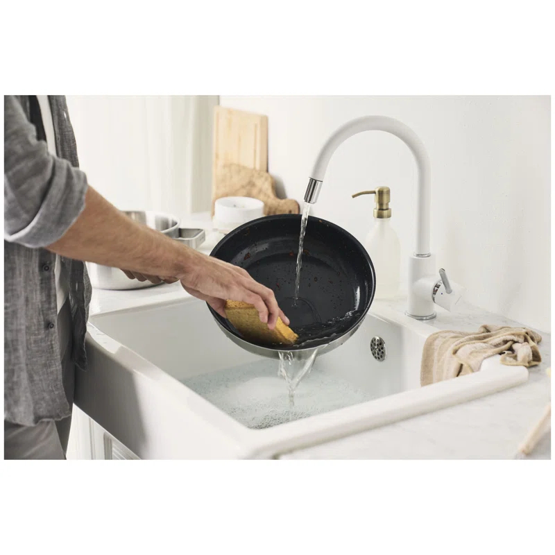 ZWILLING J.A. Henckels ZWILLING Pure 9.5-Inch Stainless Steel Ceramic Nonstick Fry Pan