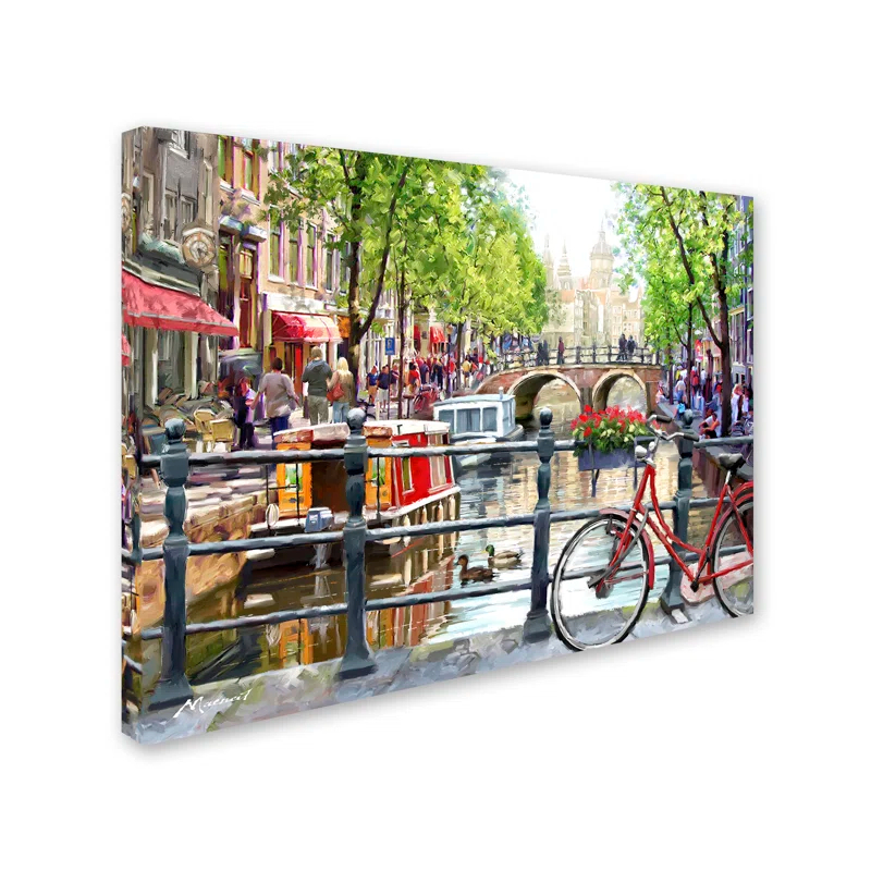 The Holiday Aisle® " Amsterdam Landscape " by The Macneil Studio