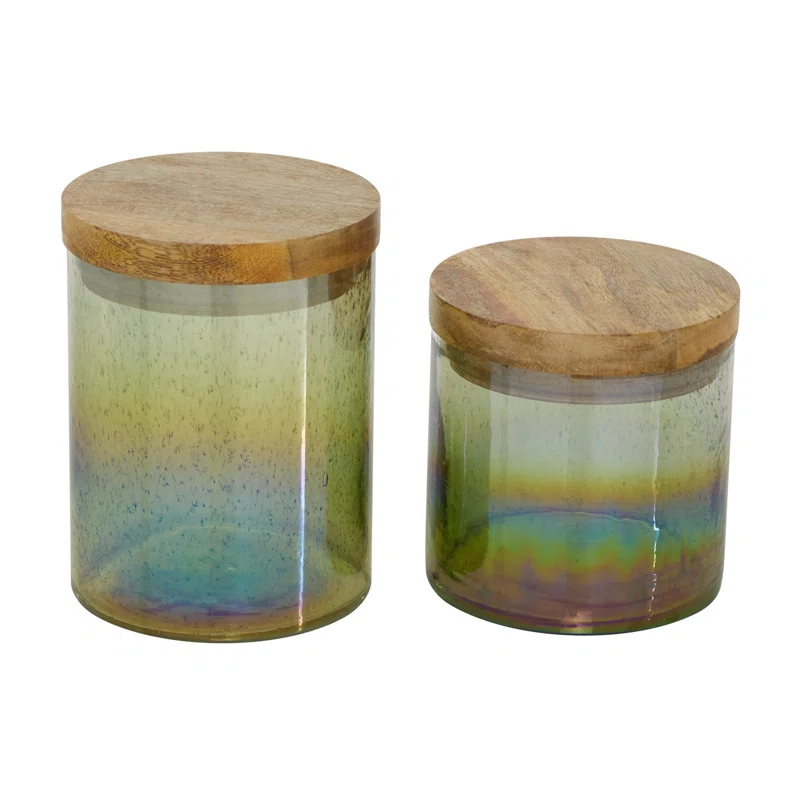 Wood Decorative Urns & Jars