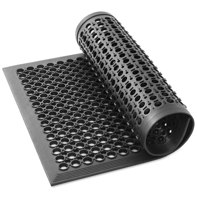 GRIDMANN Anti-Fatigue Restaurant Floor Mat, Non-Slip Rubber Drainage Mat