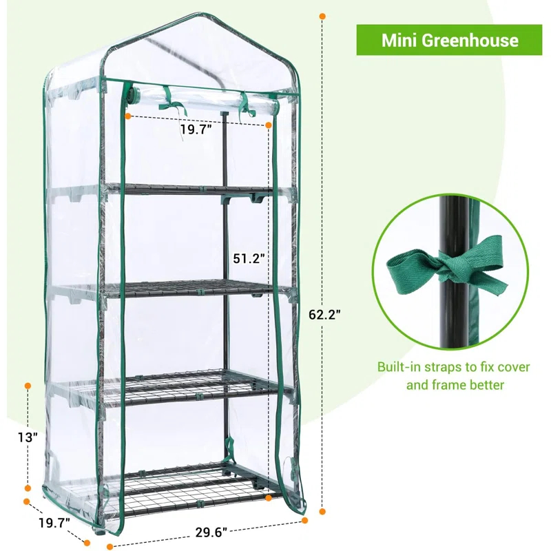 Zenport 30' W x 18' D Growing Rack