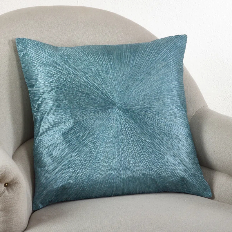 Saro Gemma Design Cotton Throw Pillow