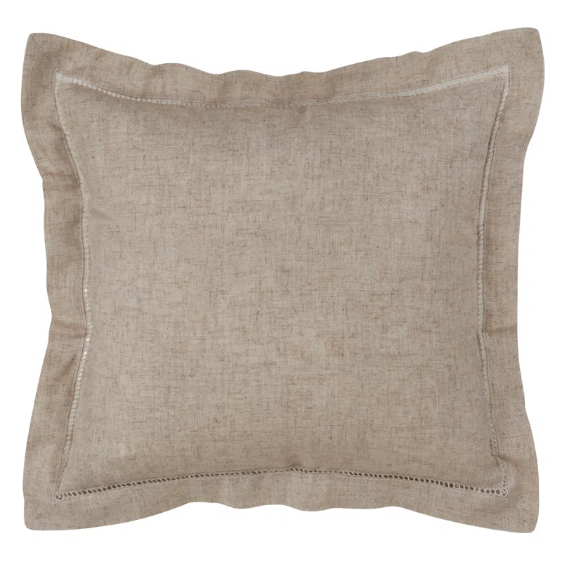 Saro Toscana Collection Linen Throw Pillow