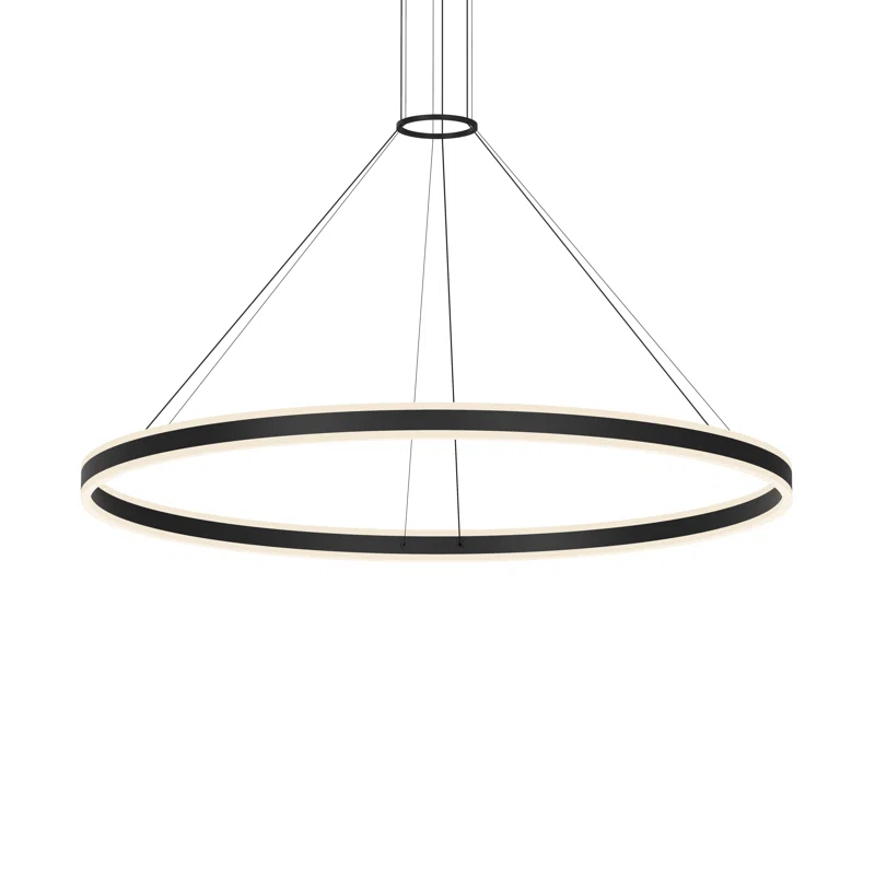 Double Corona 2 - Light Dimmable LED Wagon Wheel Chandelier