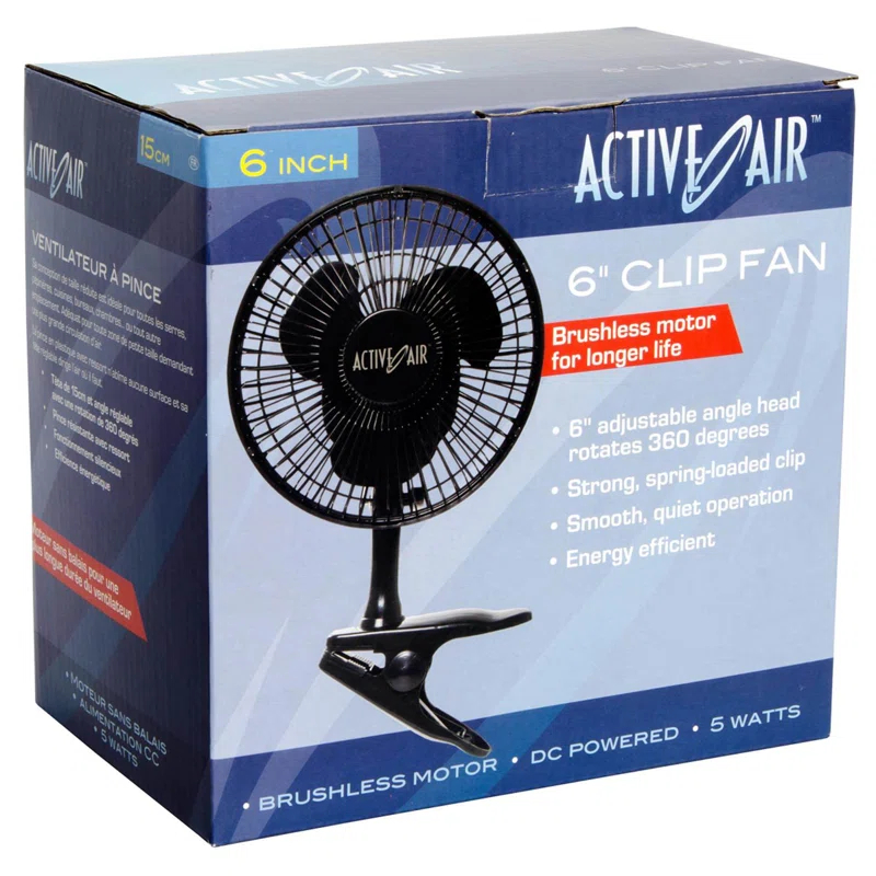 Hydrofarm Active Air 6" Table Fan