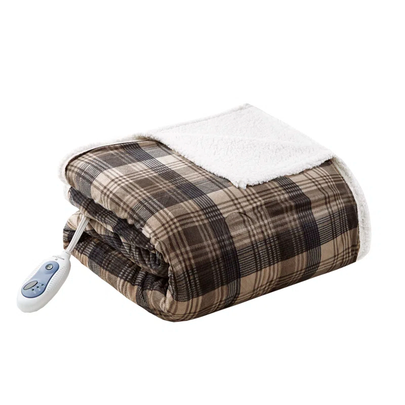 Woolrich Woolrich Tasha Oversized Mink to Berber Heated Throw