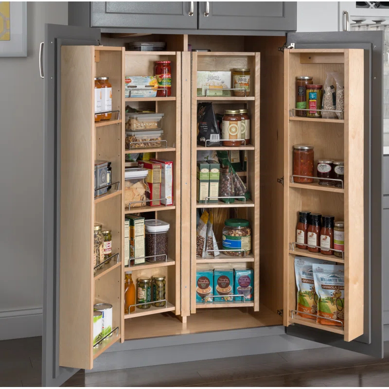 Pantry Swing Out Cabinet 12" x 8" x 45-5/8"