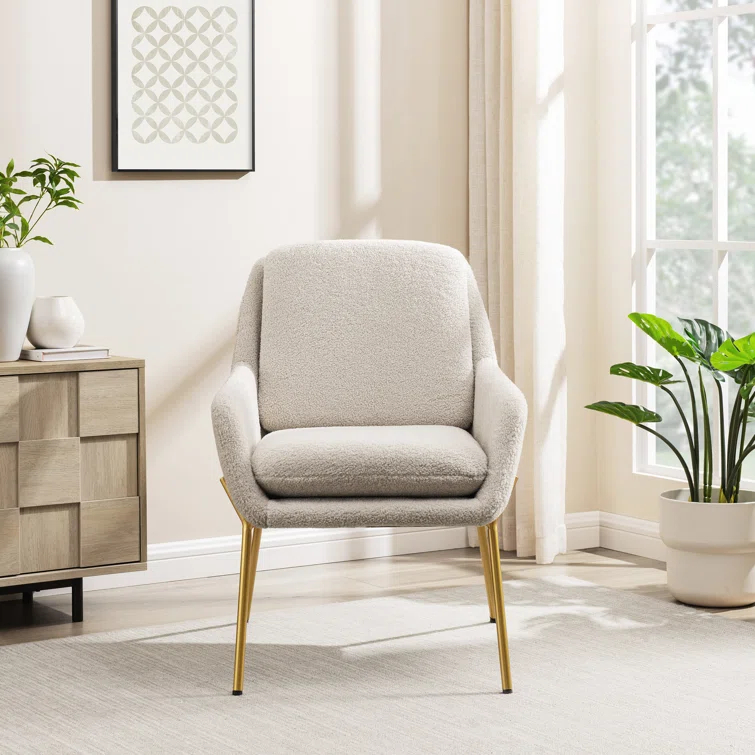 Everly Quinn Contemporary Upholstered Accent Chair