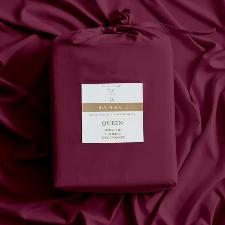 Kathy Ireland Home Kathy Ireland Bamboo Cooling 6 Piece Sheet Set with Deep Pockets