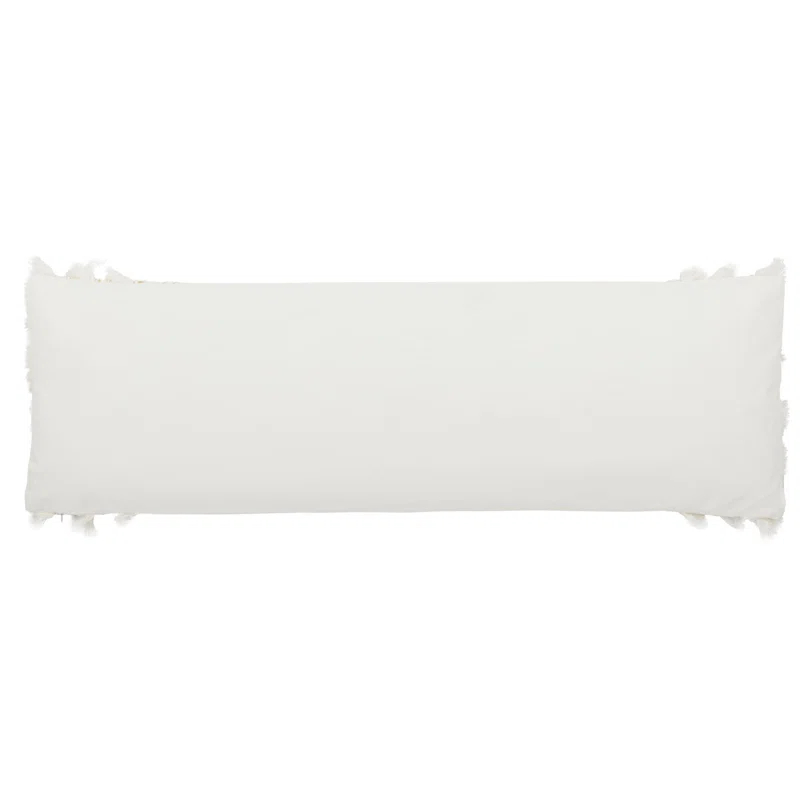 Hooda Fringed Cotton Throw Pillow