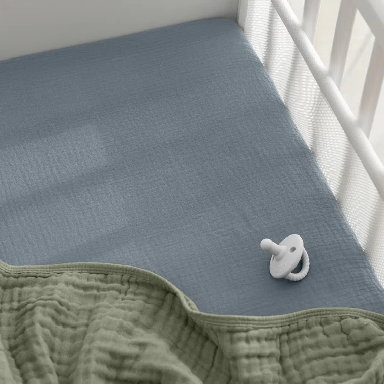 Comfy Cubs Fiited Sheets Cotton Blend Fitted Bassinet Sheet