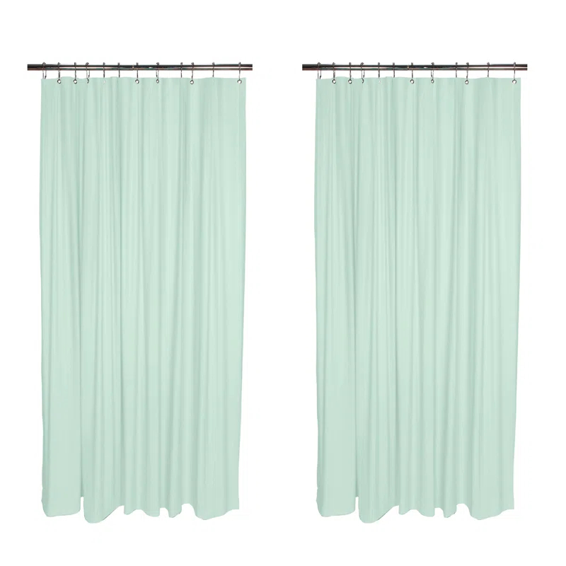 Bath Bliss Shower Liners No Pattern And Not Solid Color Liner (Set of 2)